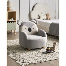 Beliani Kindersessel Koala 0 x 0 cm Holz grau