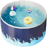 Zusammenklappbarer Hundepool – Outdoor-Badewanne für Haustiere für Hunde, ideal für den Einsatz im Garten und im Freien