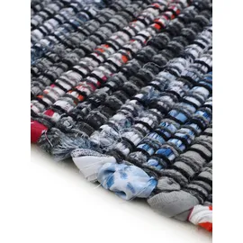 carpetfine Kelim Chindi, Wendeteppich« rechteckig 6 mm Höhe handgewebt, Fleckerlteppich mit Fransen, auch vielen in Läufergrößen