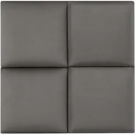 neu.haus Kissenbezug Carpino 30 x 30 cm Dunkelgrau