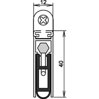 ATHMER Türdichtung Kältefeind Allround® 1-1075 1-s.L.1083mm Alu.silberf.HLT L/R