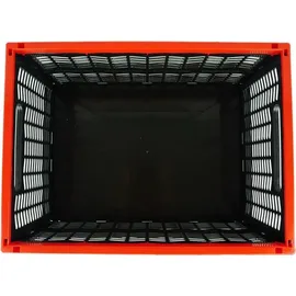Novaliv Klappbox 30 L 6-tlg. Rot/Schwarz
