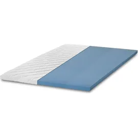matratzen discount Weicher viskoelastischer Matratzentopper 180 x 200 cm weiß