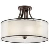 Elstead Lighting Lacey 4-flammige Deckenleuchte halbbündig bronze