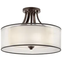 Elstead Lighting Lacey 4-flammige Deckenleuchte halbbündig bronze