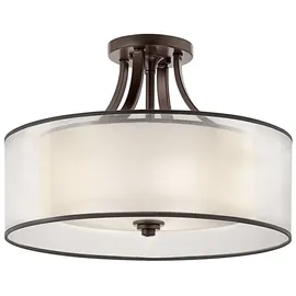 Elstead Lighting Lacey 4-flammige Deckenleuchte halbbündig bronze