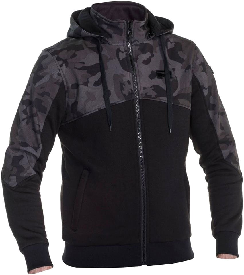 Richa Titan Core Camo, veste en textile - Noir/Gris - L