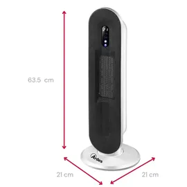 Ardes AR4P16 Tatanka 2000 W Schwarz/Weiß
