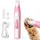 Oneisall Pfotentrimmer für Hunde mit LED-Licht Rosa