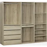 sweeek - Modulares Kleiderschrank-Set mit 3 Elementen