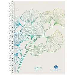 Herlitz GREENline, Abbildung, Weiß, A5, 70 Blätter, Kariertes Papier, Erwachsene