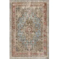 Bamyum Avlin Bedruckter 200x300 Teppich Chenille-Druck Maschinell Hergestellt