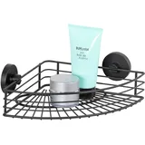 Wenko Vacuum-Loc® Eckablage Bari schwarz