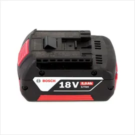 Bosch GBA 18 V Li-Ion 2 x 5,0 Ah + GAL 1880 Schnell Ladegerät