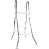 Evolution Hochbeckenleiter Evolution V2A Edelstahl 2x 3 Stufen mit Plattform Kunststoff