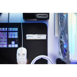 Kingston FURY Beast - DDR5 - Kit - 32 GB: 2 x 16GB, 6000 MHz, DDR5-RAM, DIMM RAM, Weiss