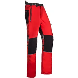 SIP Protection Schnittschutz-Bundhose Innovator, red-grey, XXL