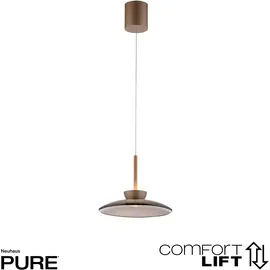 neuhaus pure PURE Moon 1xLED-Board/3,80W 32 cm rund braun