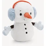 NICI Plüschfigur Schneemann 15cm - weiß - Weiches Plüschschneemann – Flauschige Stofffigur zum Kuscheln & Spielen – tolle Geschenkidee für & Erwachsene | 62410