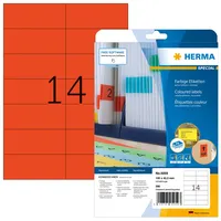 Herma 5059 Farbige Etiketten rot ablösbar, 640 Blatt, 105