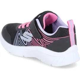 SKECHERS Microspec Plus - Swirl Sweet Kinder Mädchen Sneaker Schuhe 303535L BKMT, Schuhgröße:33 EU