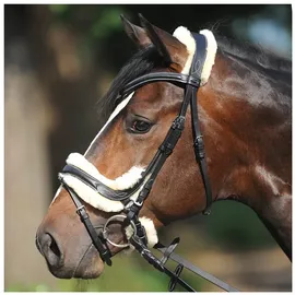 Kavalkade Ivy Englisch-kombinierte Trense Lammfell Pony Braun