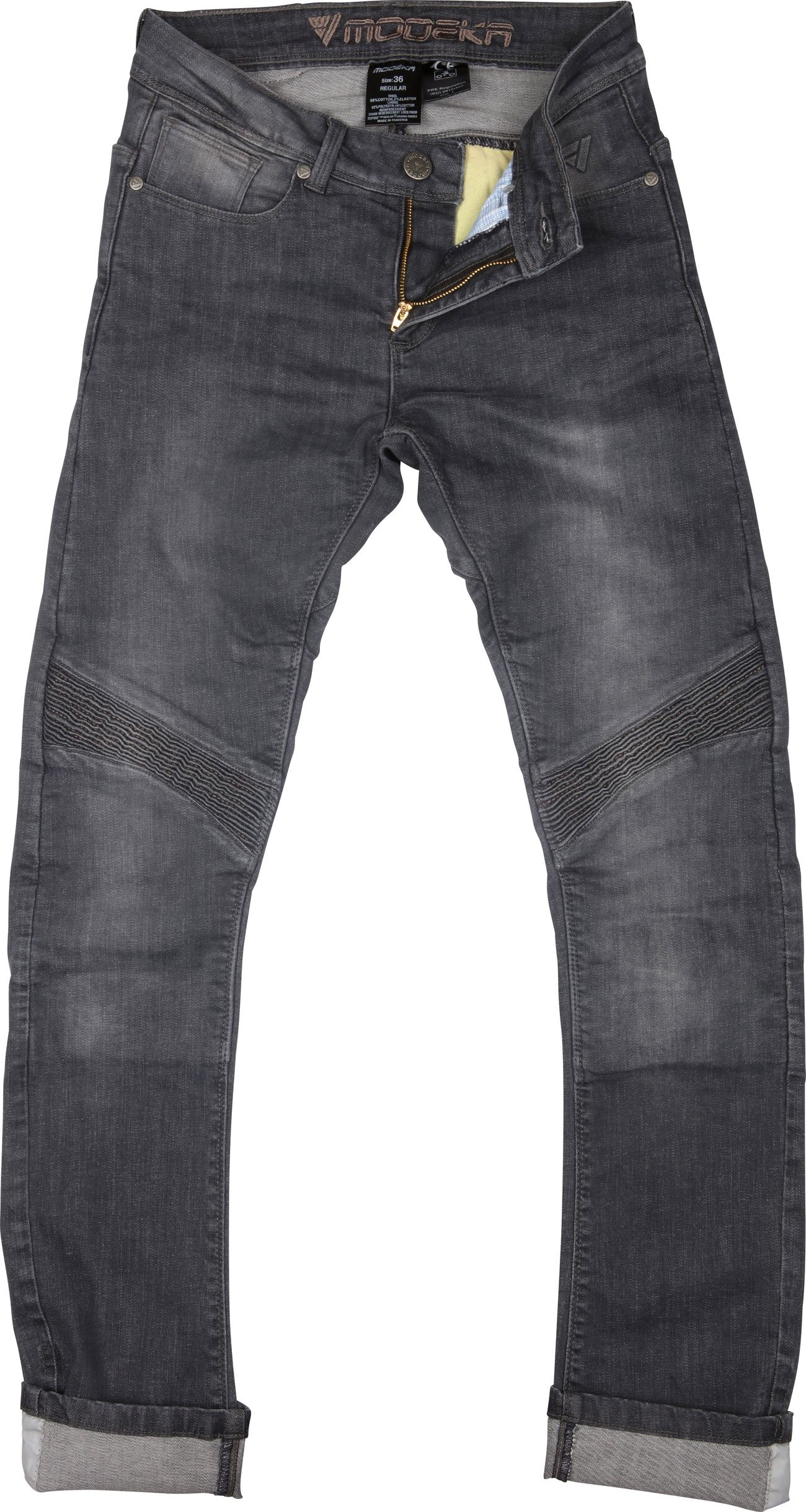 Modeka Sorelle, jeans femmes - Gris - 42