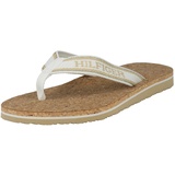 Tommy Hilfiger Zehentrenner, - Beige,Weiß - 37