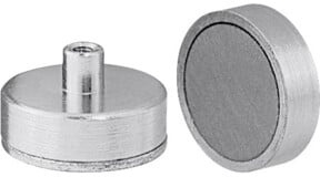 Flachgreifermagnet mit Innengewinde, Neodym,⌀ 25 mm