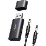 UGREEN USB 2.0 auf 3,5mm Bluetooth-Sender/Empfänger-Adapter mit Audiokabel