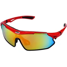 YEAZ Sportbrille SUNRAY rot/schwarz/rot