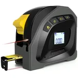 Laser-entfernungsmesser Mit Hintergrundbeleuchtetem Lcd-display, Maßband, 40 M Laser-entfernungsmesser, 5 M Maßband, Laser Zum Messen, Tragbar, Wiederaufladbar - Crezuo