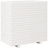 vidaXL Pflanzkübel 70 x 40 x 72,5 cm Weiß