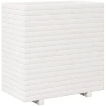 vidaXL Pflanzkübel 70 x 40 x 72,5 cm Weiß