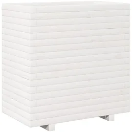 vidaXL Pflanzkübel 70 x 40 x 72,5 cm Weiß