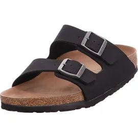 Birkenstock Arizona Vegan Birko-Flor Nubuk schmal schwarz 38