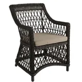 Brafab Beatrice Diningsessel 59 x 59 x 108 cm beige/braun/weiß