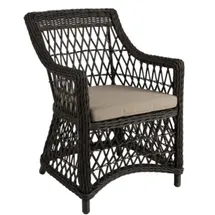 Brafab Beatrice Diningsessel 59 x 59 x 108 cm beige/braun/weiß