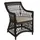 Brafab Beatrice Diningsessel 59 x 59 x 108 cm beige/braun/weiß