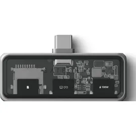 Satechi USB-C PD) mit microSD Reader Space grey