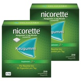 2x nicorette Kaugummi freshmint 2 mg 2x210 St