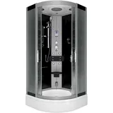 AcquaVapore Dampfdusche Duschtempel Sauna Dusche Duschkabine D46-53M2-EC 90x90 cm Mit 2k Scheiben Versiegelung