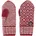 Mitten Fäustlinge rot L