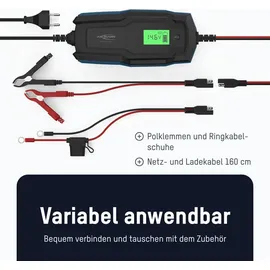 Ansmann Autobatterie-Ladegerät + KFZ-Batterietester