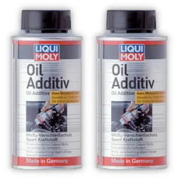 2x 125ml LIQUI MOLY 1011 Additiv Motoröl-Zusatz MoS2 Verschleißschutz Öl Additiv