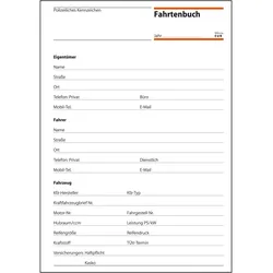 Sigel Fahrtenbuch - 32 Blatt - A5