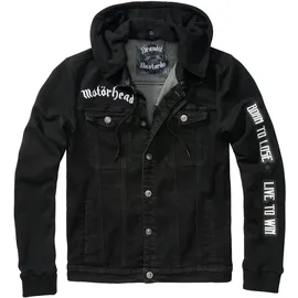 Brandit Textil Brandit Motörhead Cradock Denimjacket" schwarz, Größe 4XL