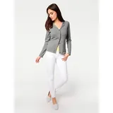 Heine Feinstrickjacke grau 48