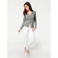 Heine Feinstrickjacke grau 48