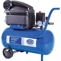 AGRE Kompressor Worker 24 | 1,5 kW | 230 V | 222 Hubvolumen | Höchstdruck 8 bar | Behälter 24 l